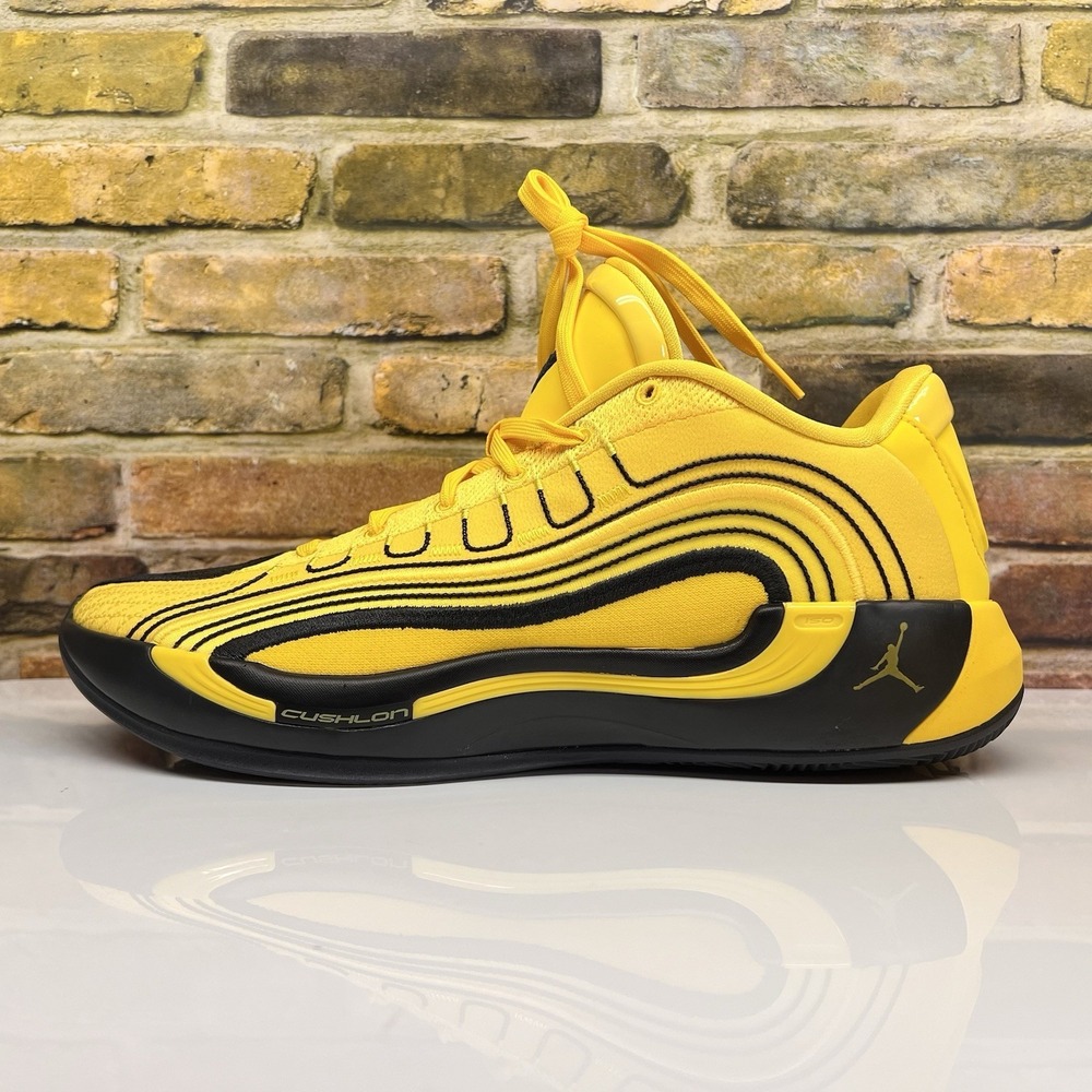 Mens Size 14 - Nike Air Jordan Luka 4 Q54 Quai 54 Tour Yellow Strike HJ5196-700